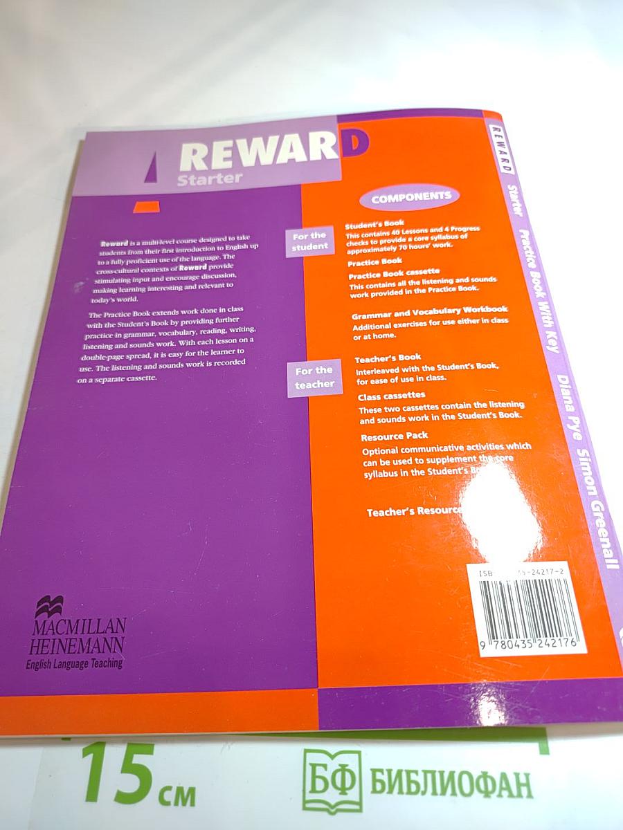 Reward Starter Practice Book With Key Edition
