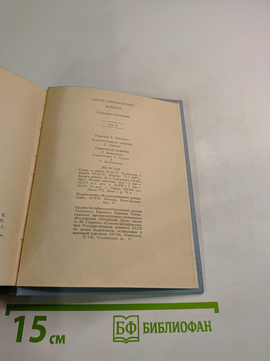 Собрание сочинений. Том 6. Письма