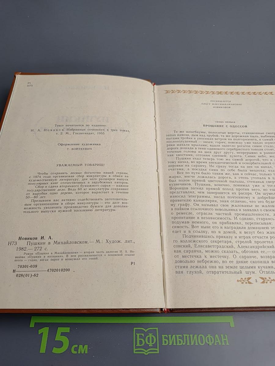 Пушкин в Михайловском