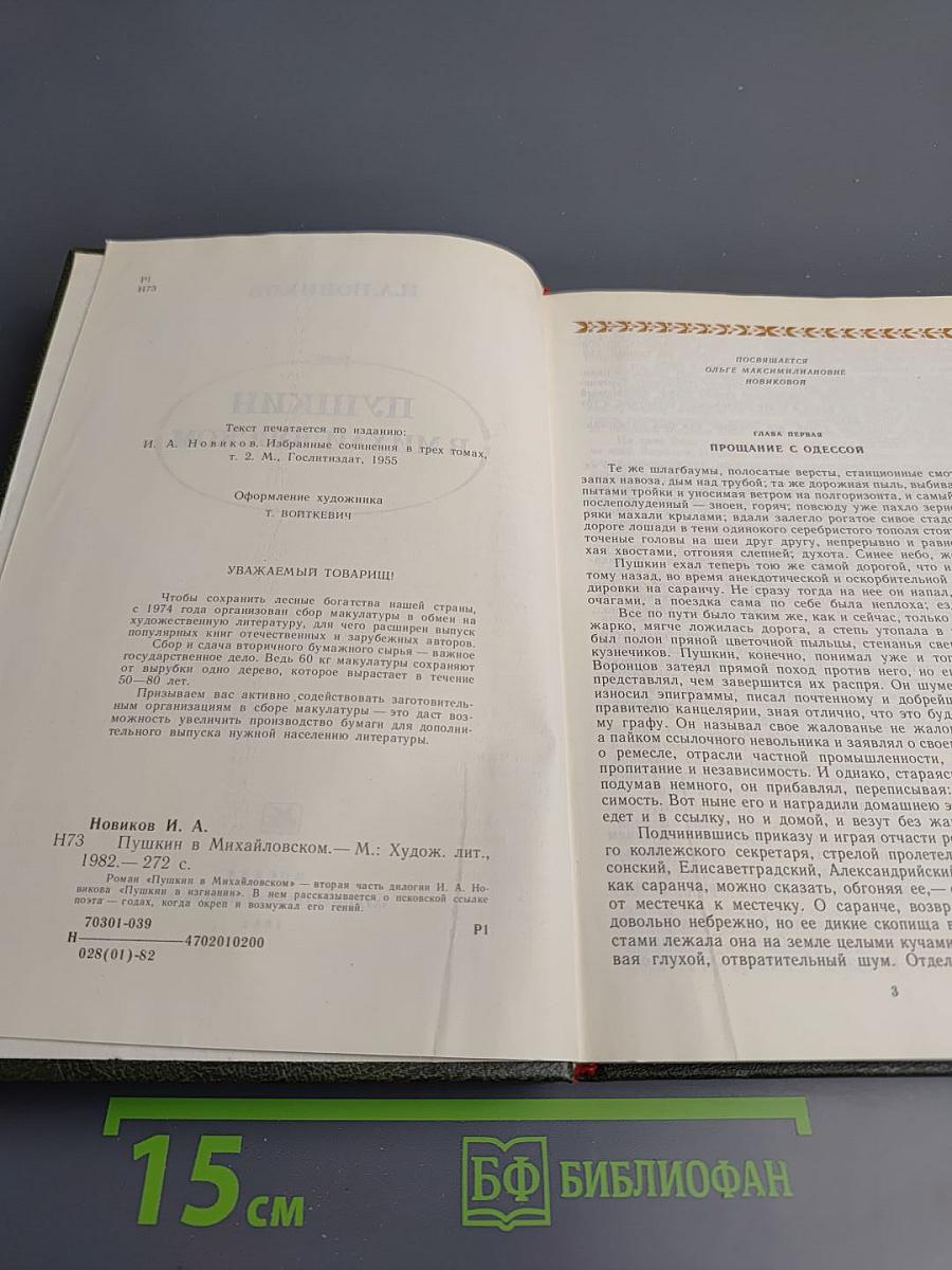 Пушкин в Михайловском