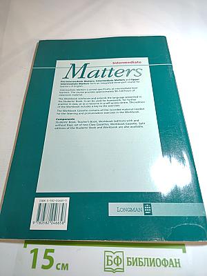 Matters Intermediate Workbook with Key