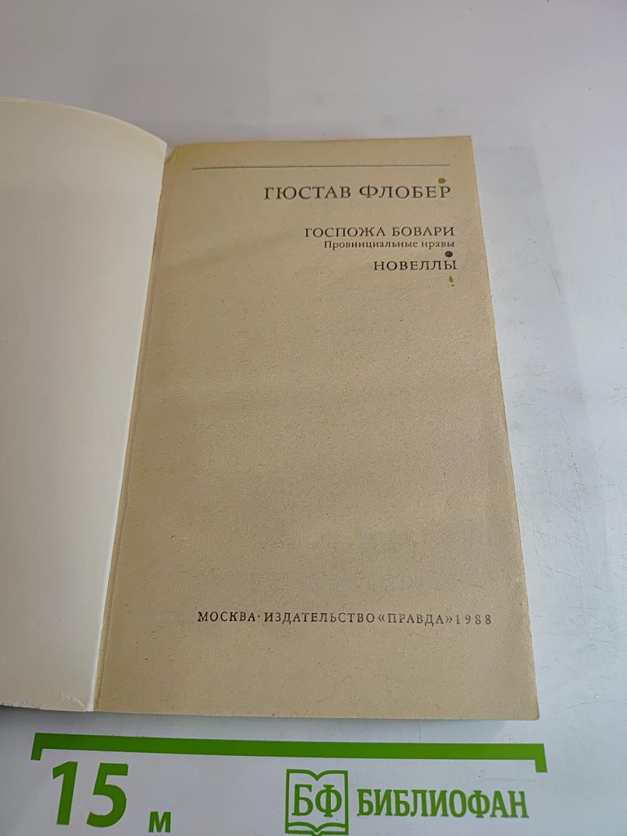 Госпожа Бовари. Новеллы