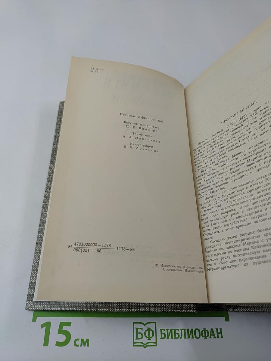 Избранное. Новеллы. Хроника царствования Карла IX