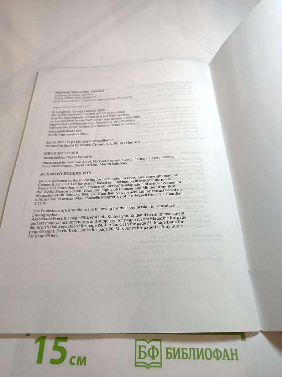 New Blueprint Intermediate Workbook with key