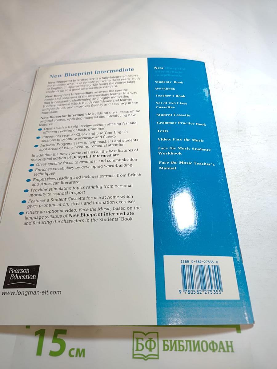 New Blueprint Intermediate Workbook with key