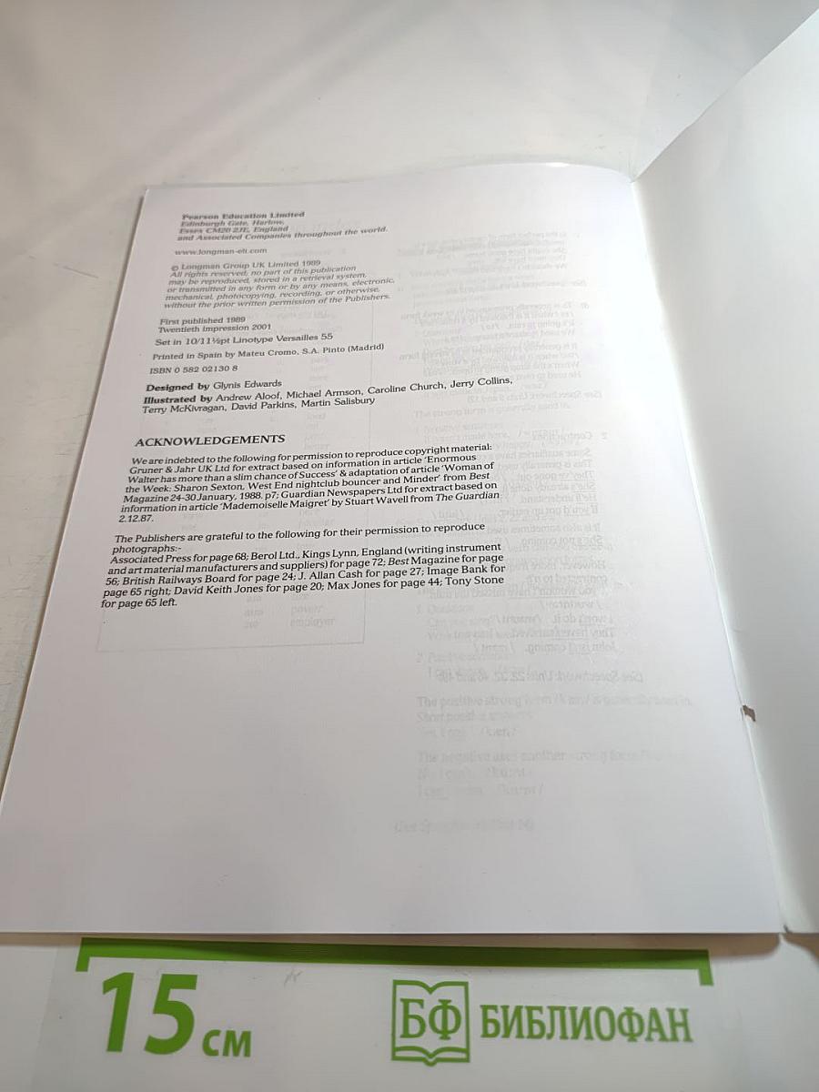 Blueprint Intermediate Workbook with Key