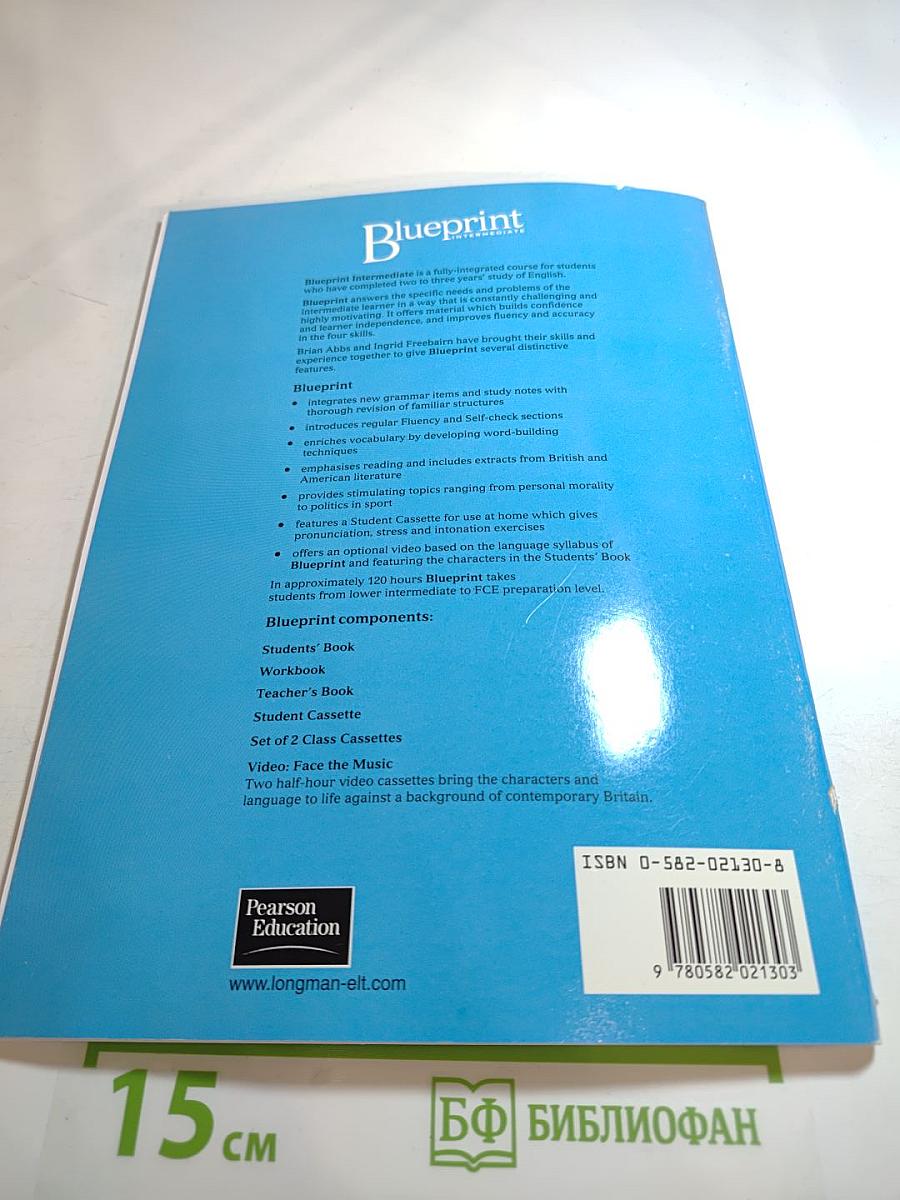 Blueprint Intermediate Workbook with Key