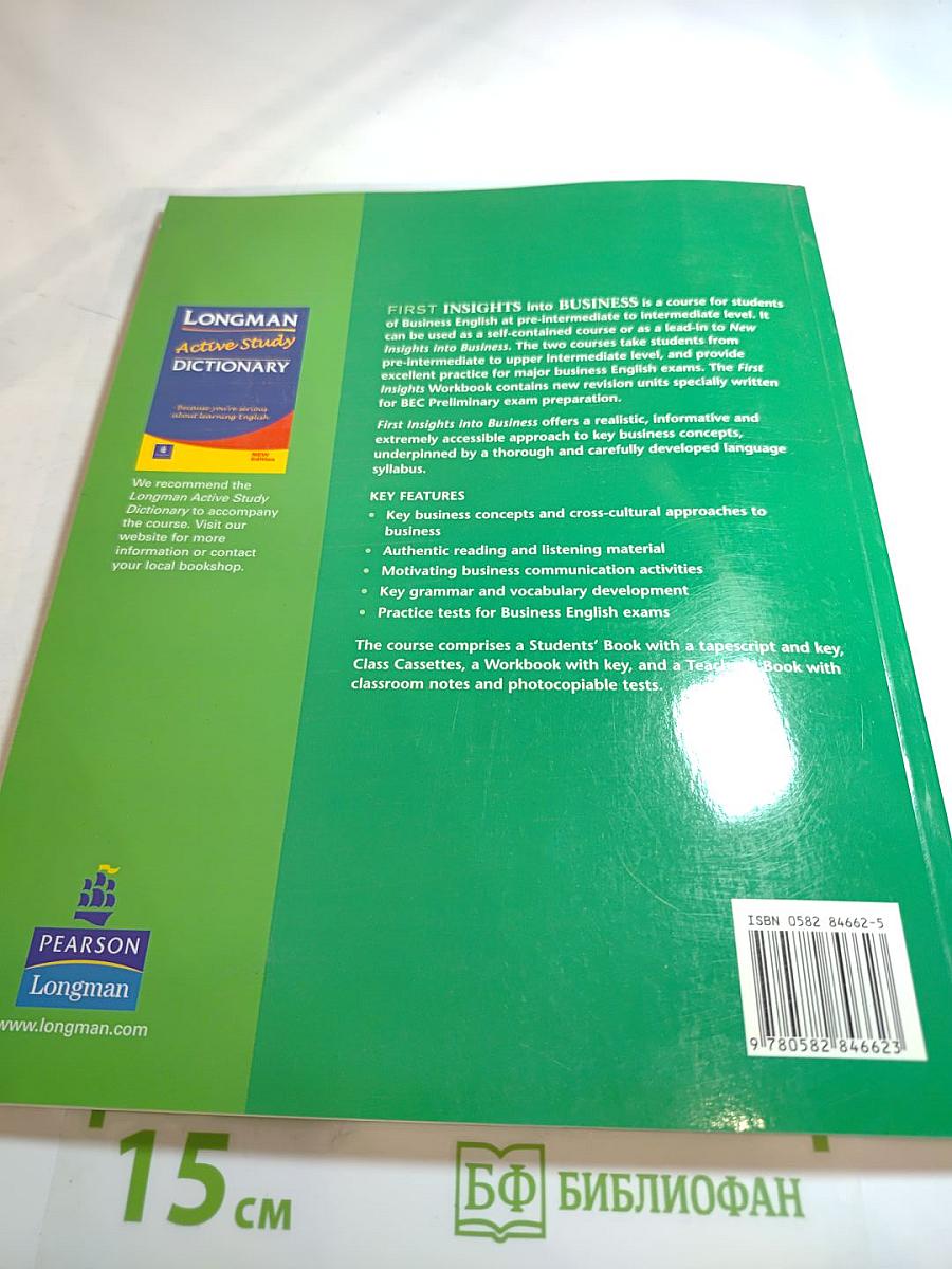 First Insights into Business Student's Book