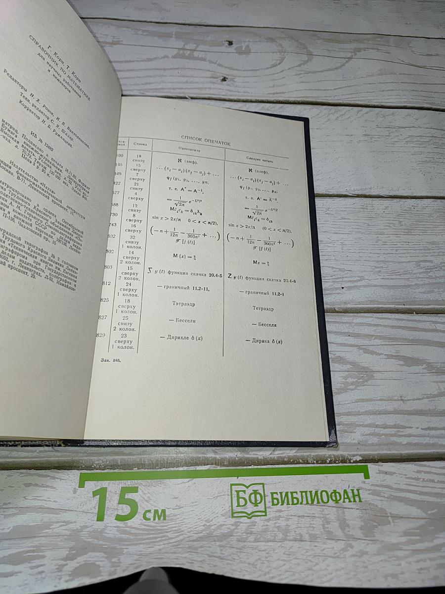 Справочник по математике