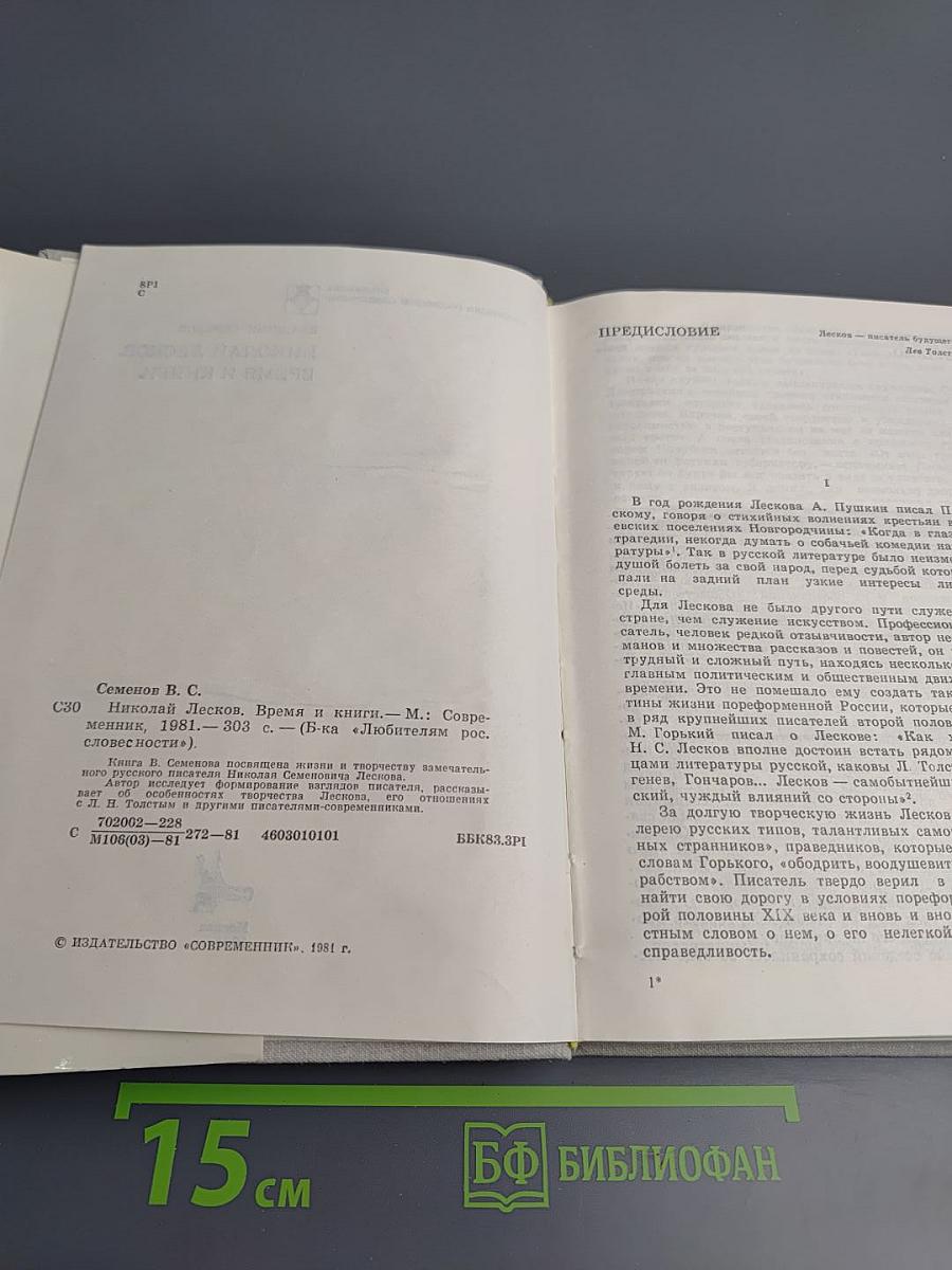 Николай Лесков. Время и книги