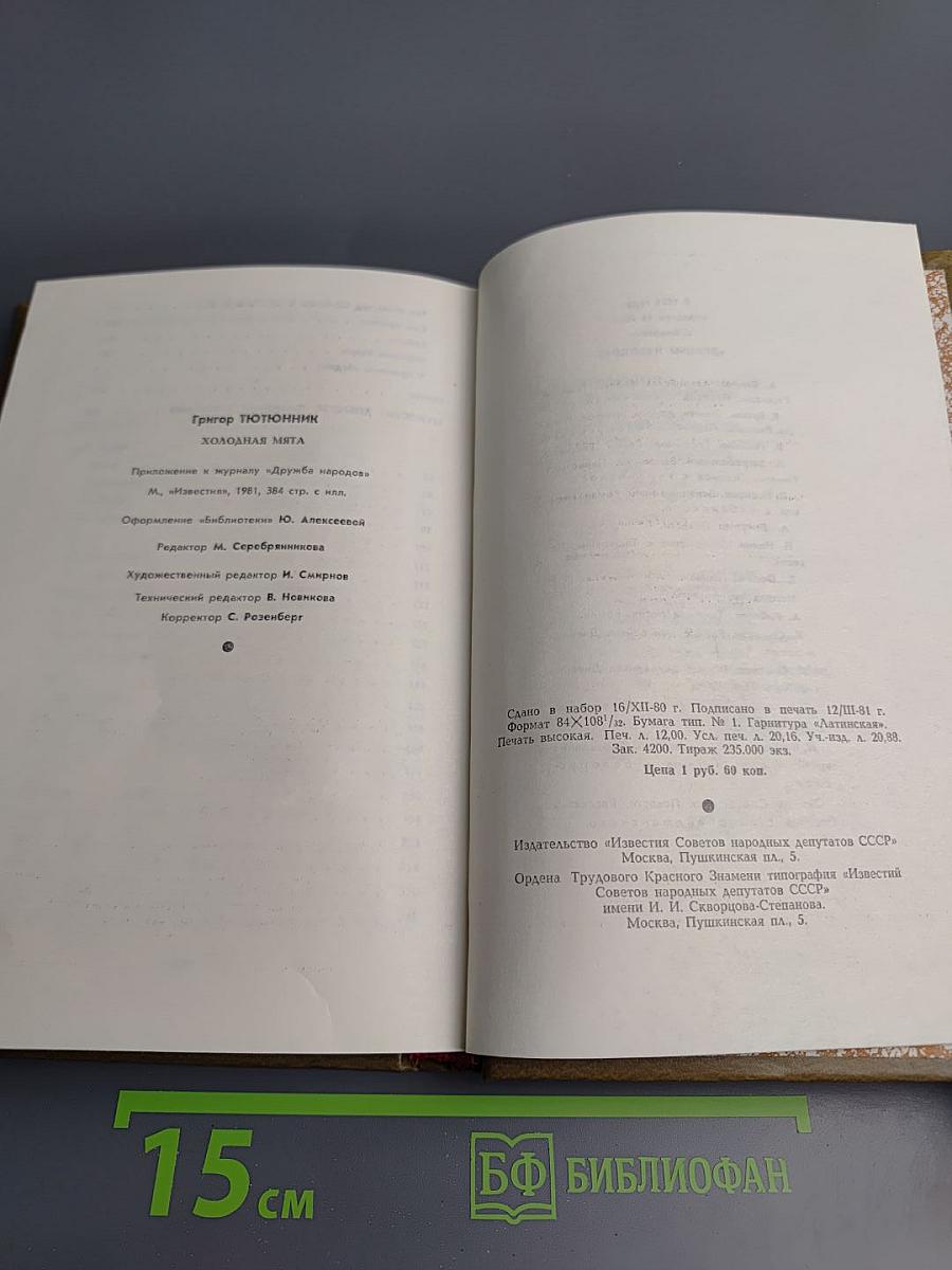 Холодная мята