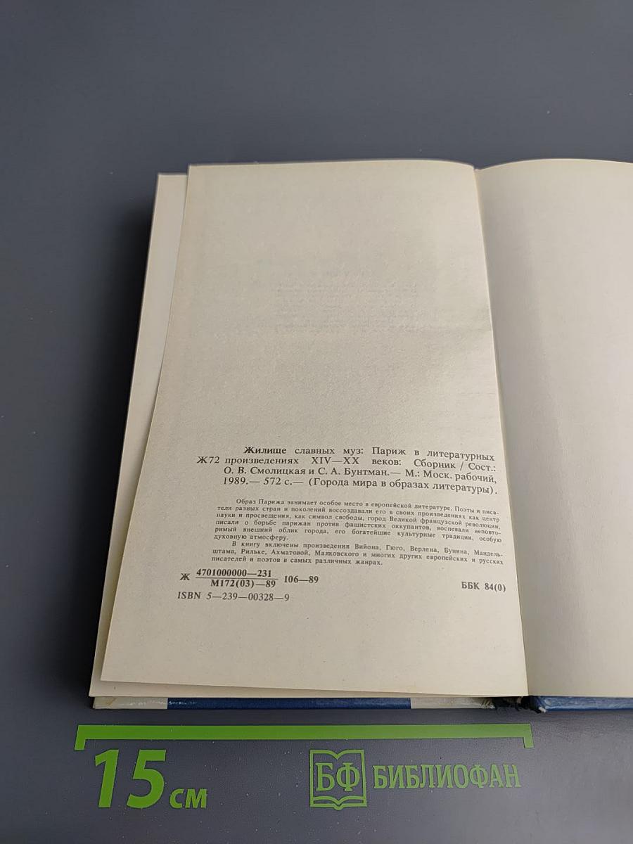 ЖИЛИЩЕ СЛАВНЫХ МУЗ ПАРИЖ в литературных произведениях XII-XX веков