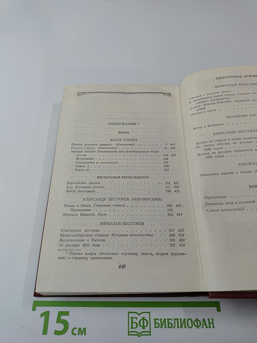 Декабристы. Том 2. Проза. Литературная критика