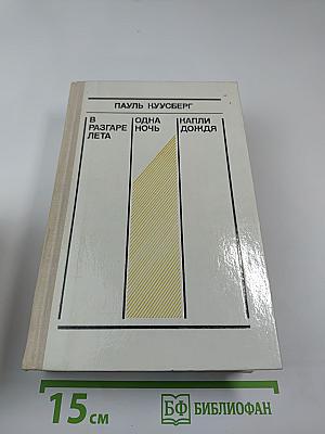 В разгаре лета. Одна ночь. Капли дождя
