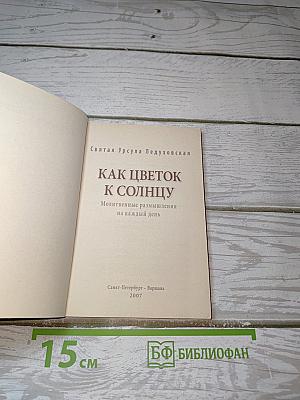 Как цветок к солнцу