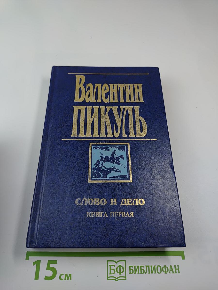 Слово и дело. Книга первая