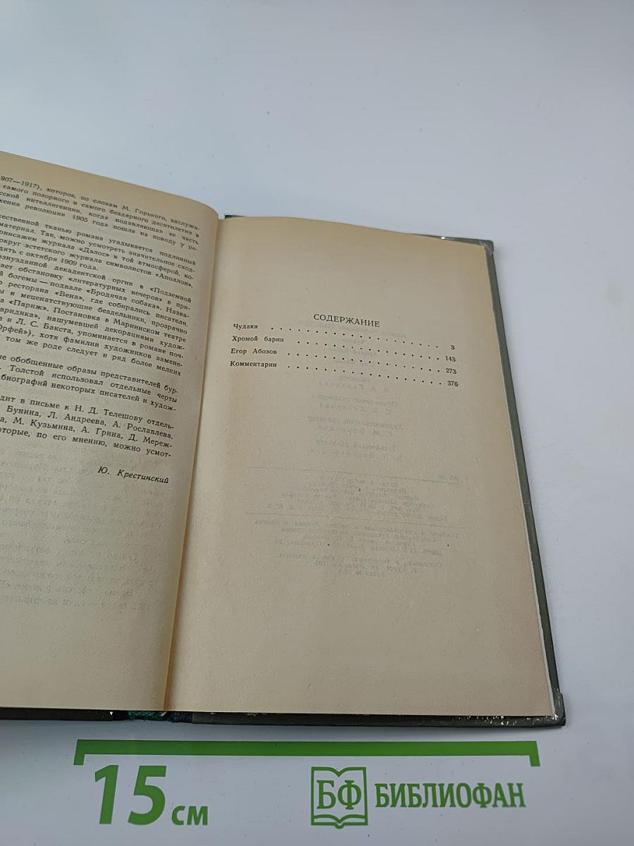 Чудаки. Хромой барин. Егор Абозов