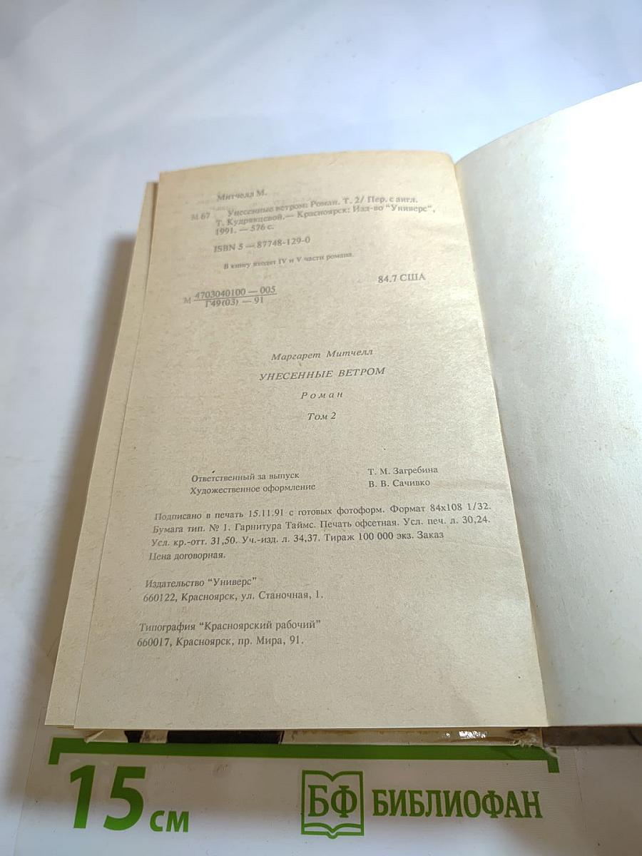 Унесенные ветром. Том 2