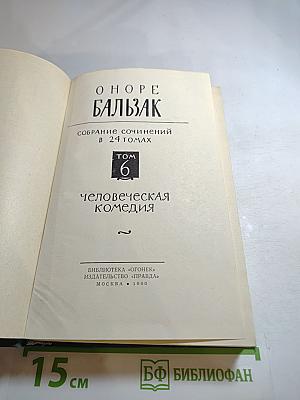Человеческая комедия. Том 6