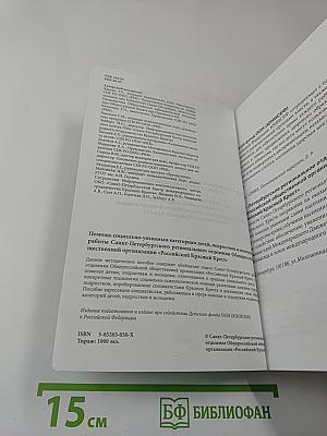 Помощь социально-уязвимым категориям детей, подростков и молодежи. Опыт работы Санкт-Петербургского регионального отделения Общероссийской общественной организации «Российский Красный Крест»