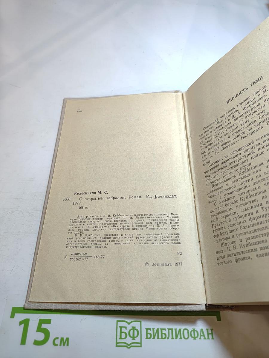 С открытым забралом