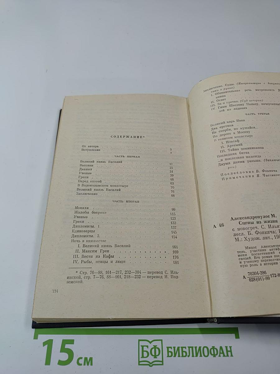 Сцены из жизни Максима Грека