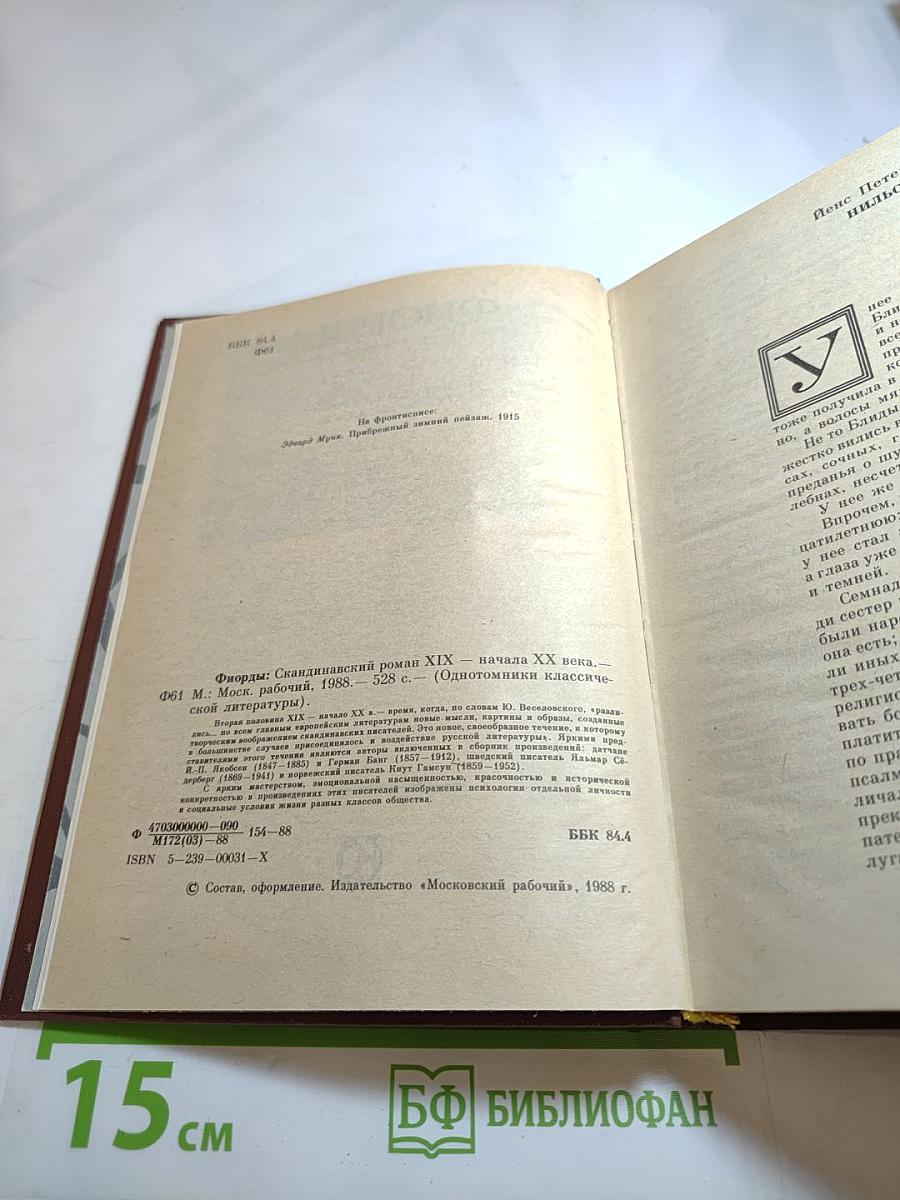 Фьорды: Скандинавский роман XIX — начала XX века