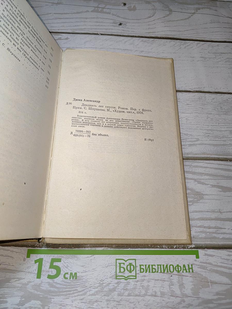 Двадцать лет спустя