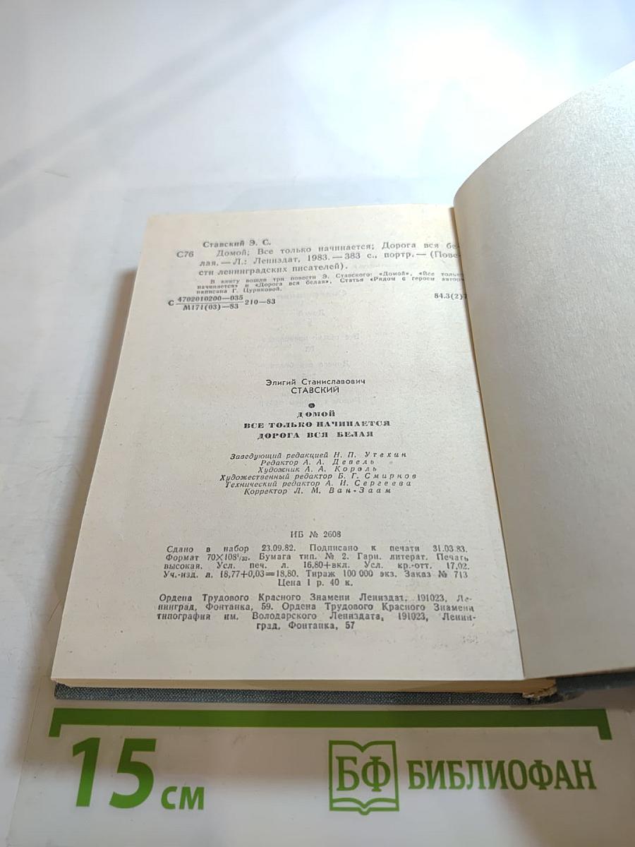 Домой. Все только начинается. Дорога вся белая