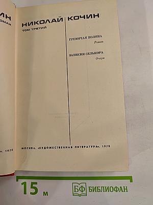 Николай Кочин. Собрание сочинений. Том 3: Гремячая Поляна, Записки селькора