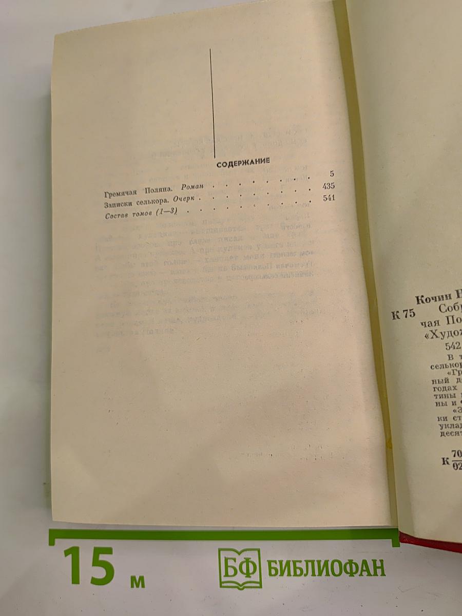 Николай Кочин. Собрание сочинений. Том 3: Гремячая Поляна, Записки селькора