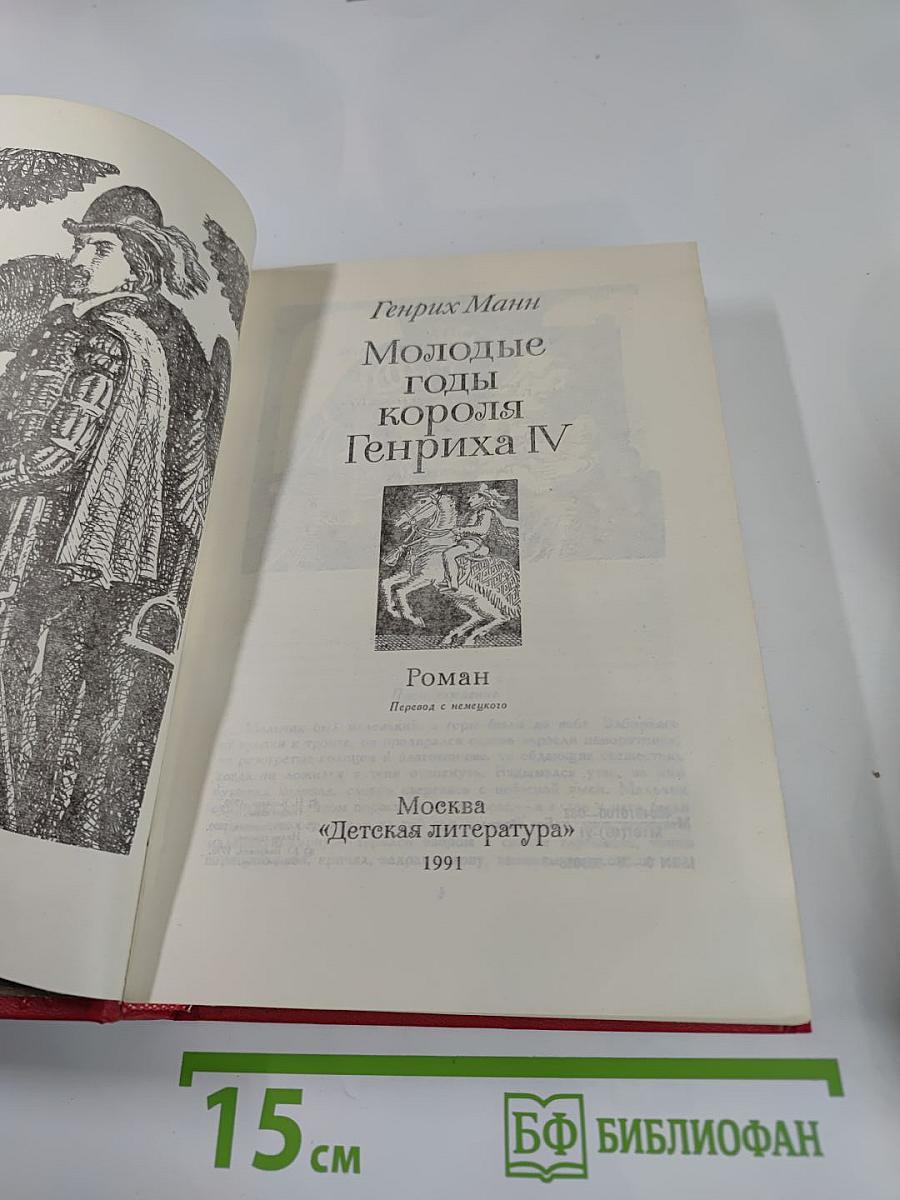 Молодые годы короля Генриха IV