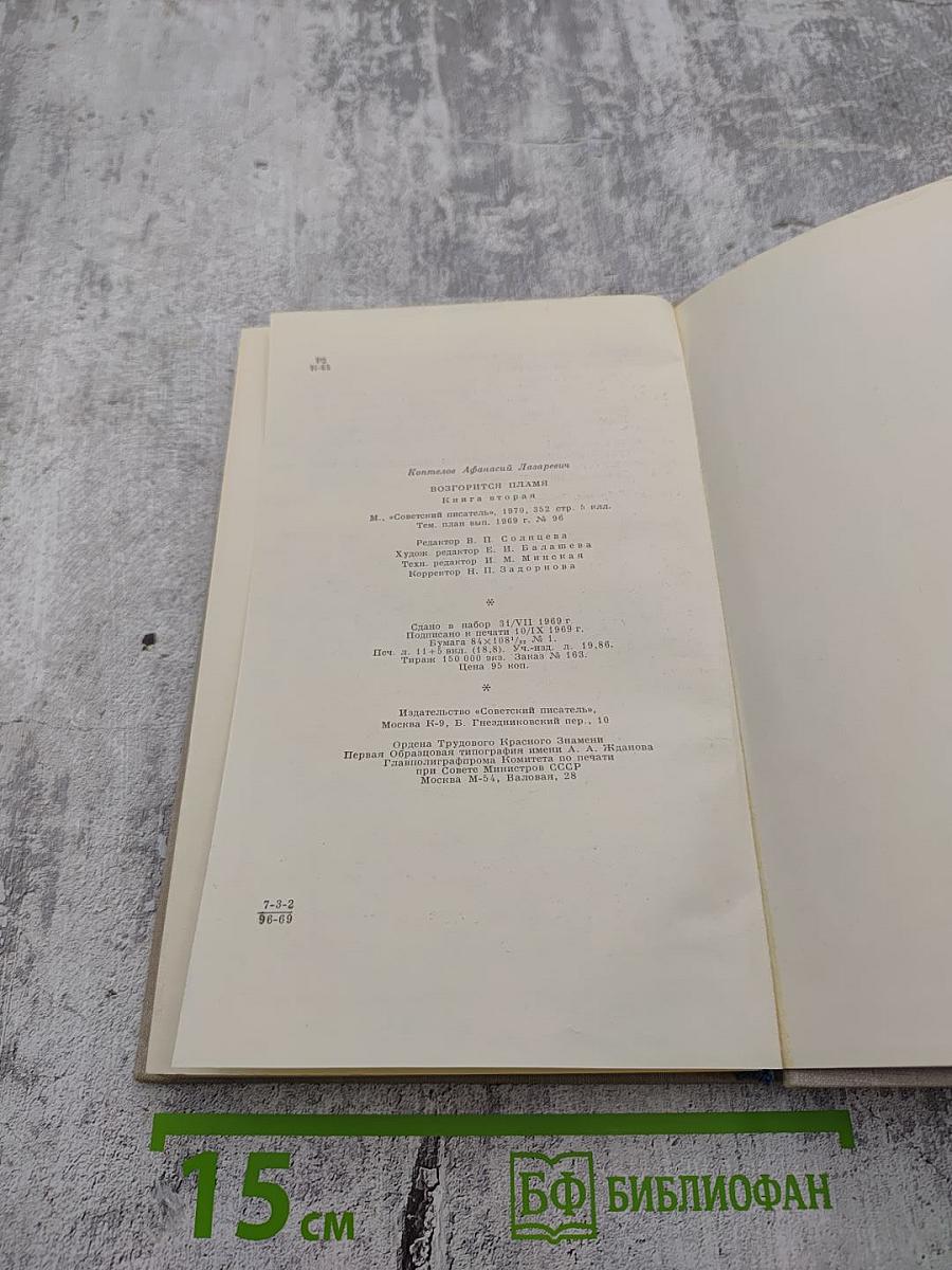 Возгорится пламя. Книга вторая