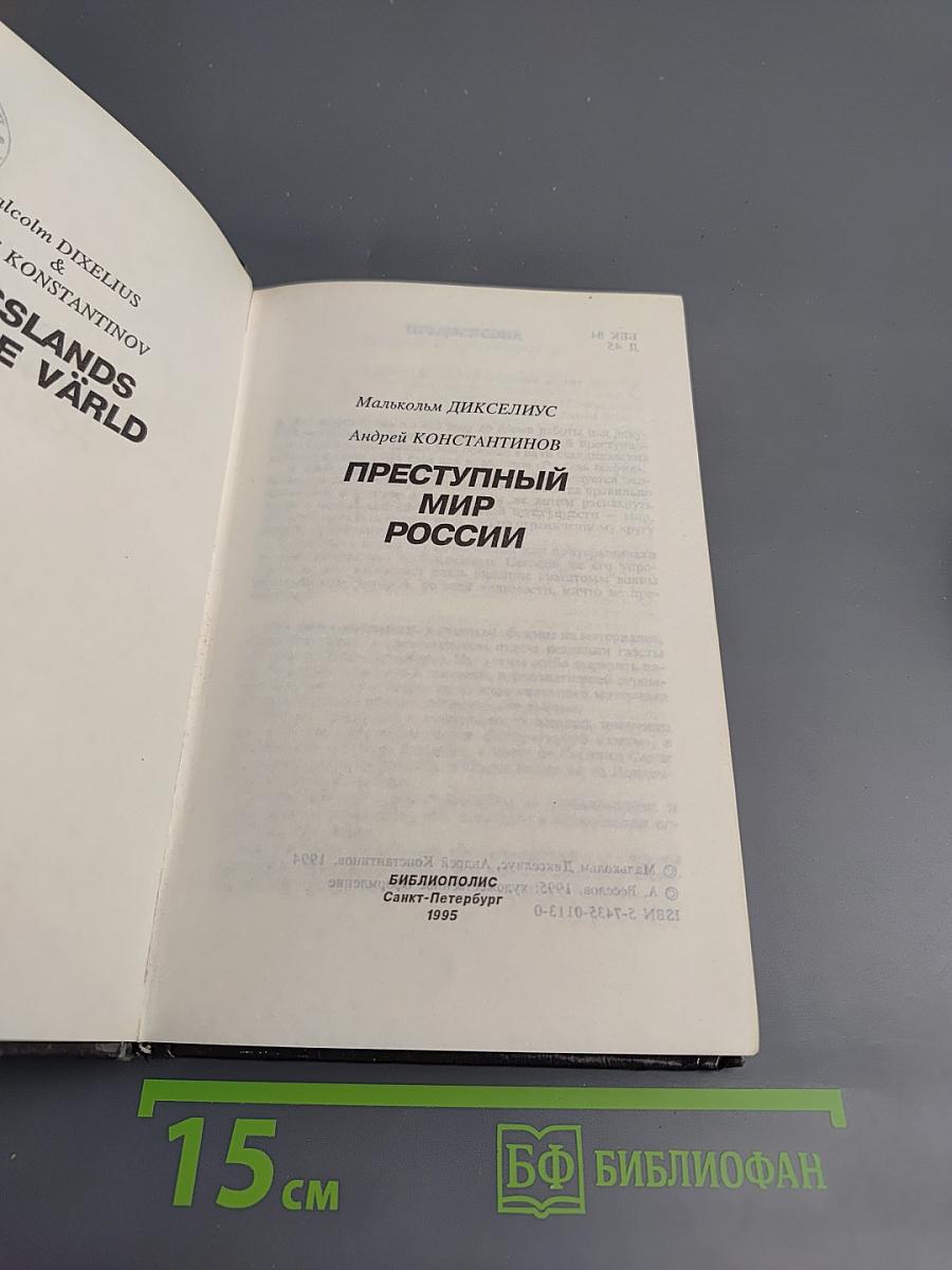 Преступный мир России