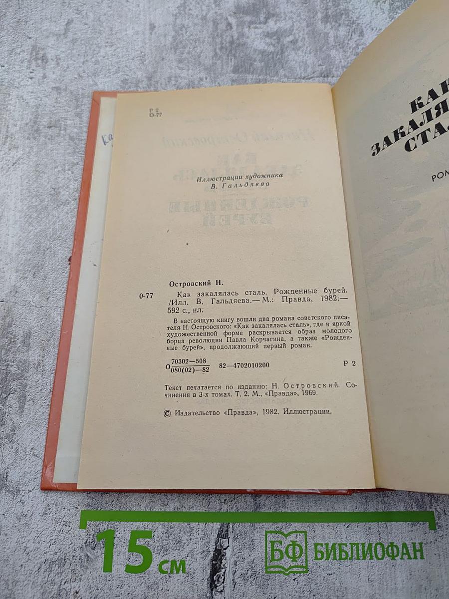 Как закалялась сталь. Рожденные бурей