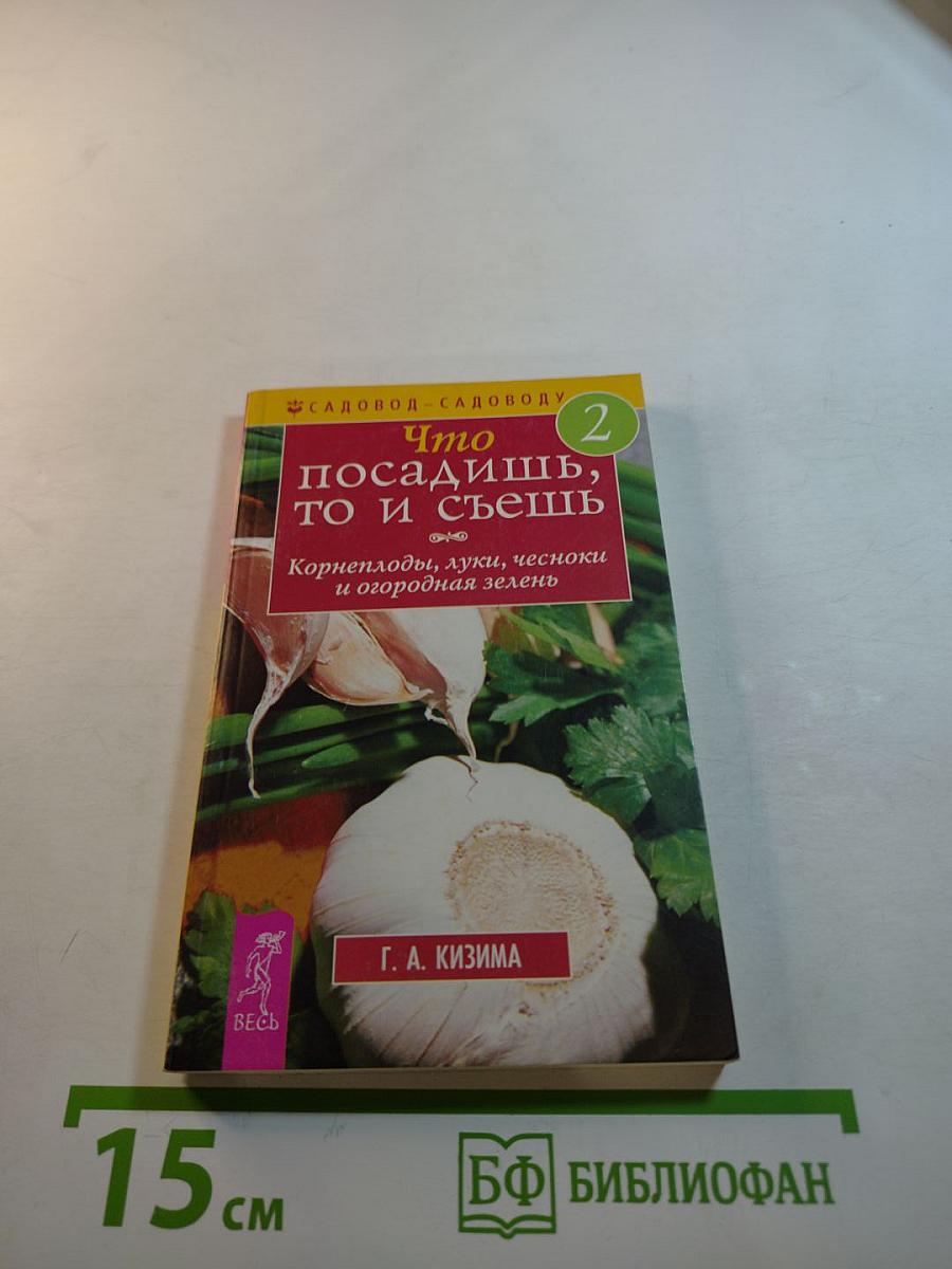 Что посадишь, то и съешь. Корнеплоды, луки, чесноки и огородная зелень