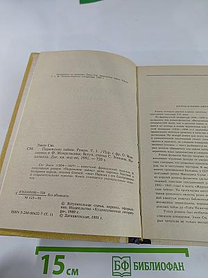 Парижские тайны, Том I