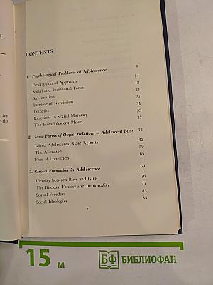 Selected Problems of Adolescence