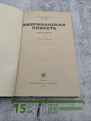 Американская повесть. Книга вторая