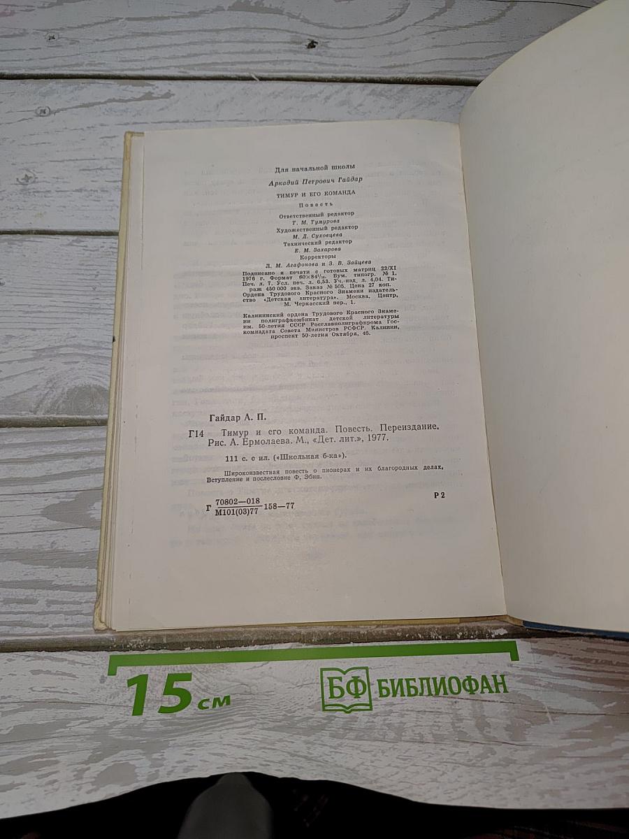 Тимур и его команда