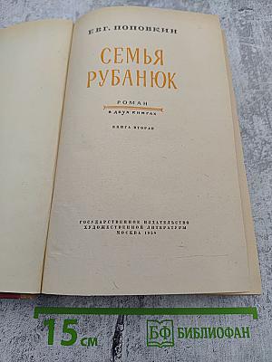 Семья Рубанюк. Книга вторая