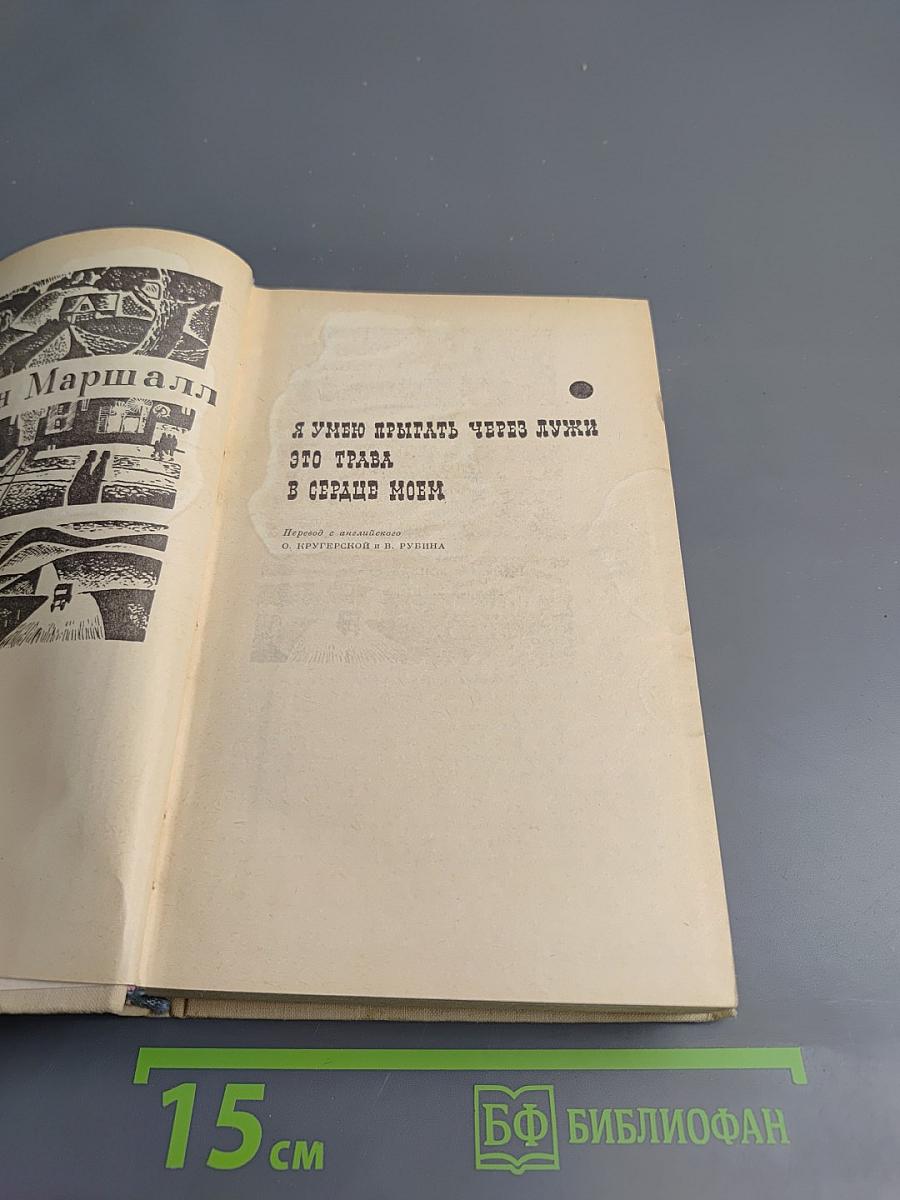 Я умею прыгать через лужи. Это трава. В сердце моём.