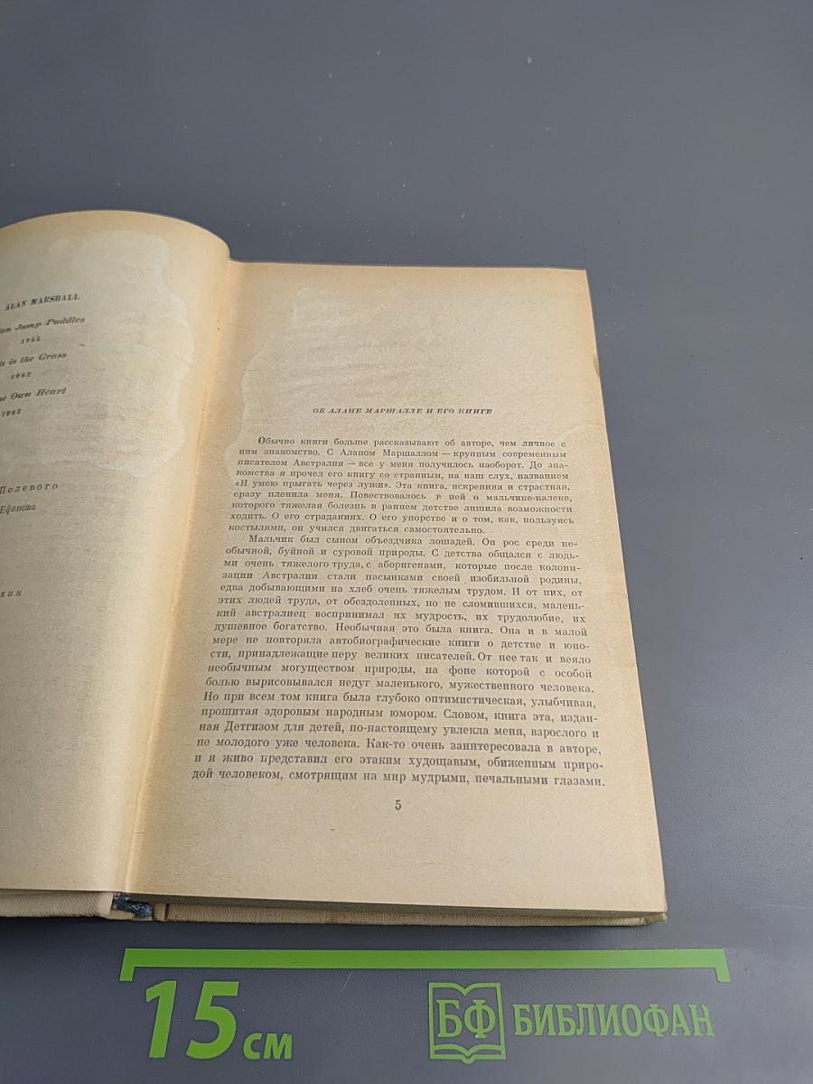 Я умею прыгать через лужи. Это трава. В сердце моём.