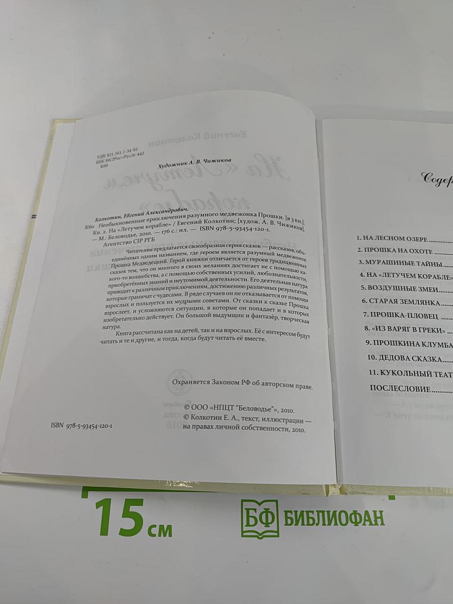 Необыкновенные приключения разумного медвежонка Прошки на «Летучем корабле». Книга вторая