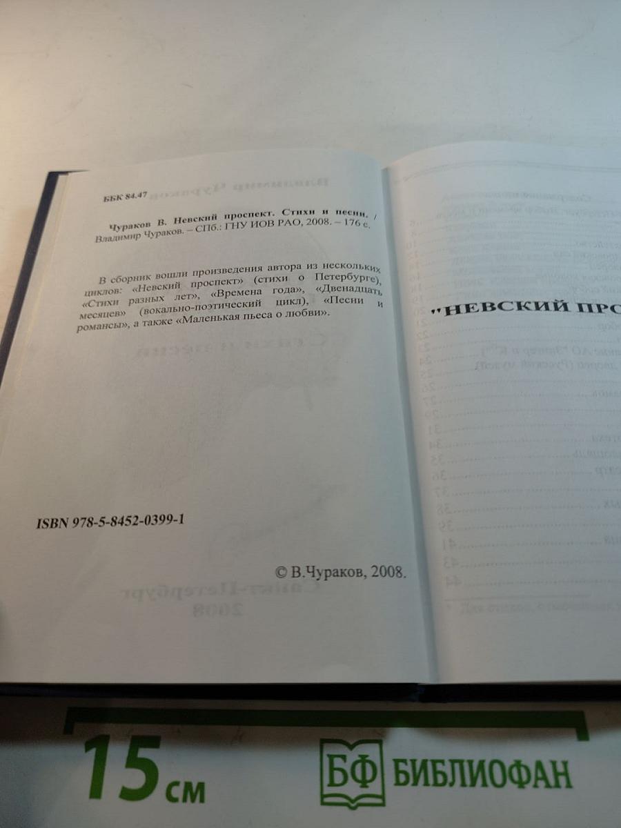 Невский проспект. Стихи и песни