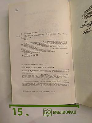 Из жизни полковника Дубровина