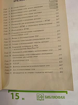 Intranet: Основы новейших технологий