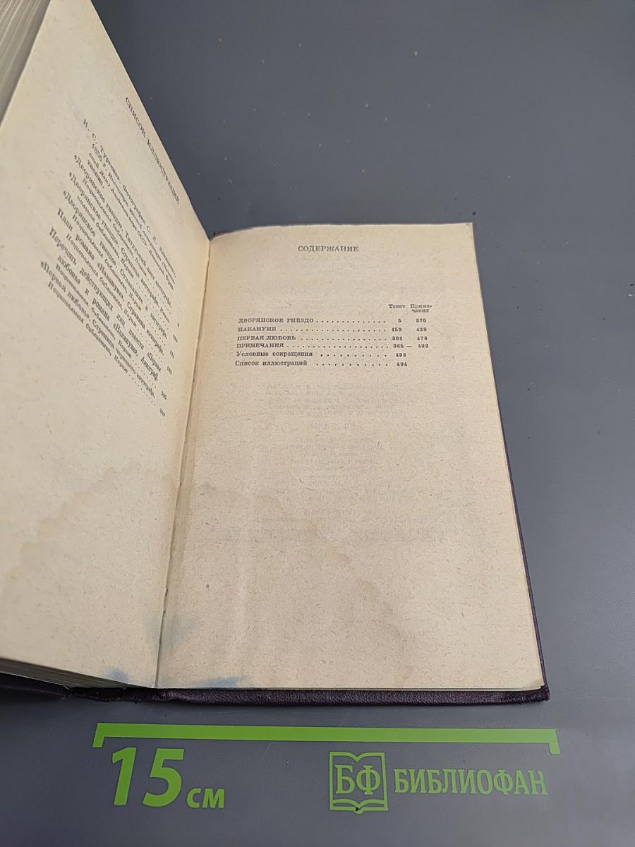 Сочинения. Том шестой: Дворянское гнездо, Накануне, Первая любовь