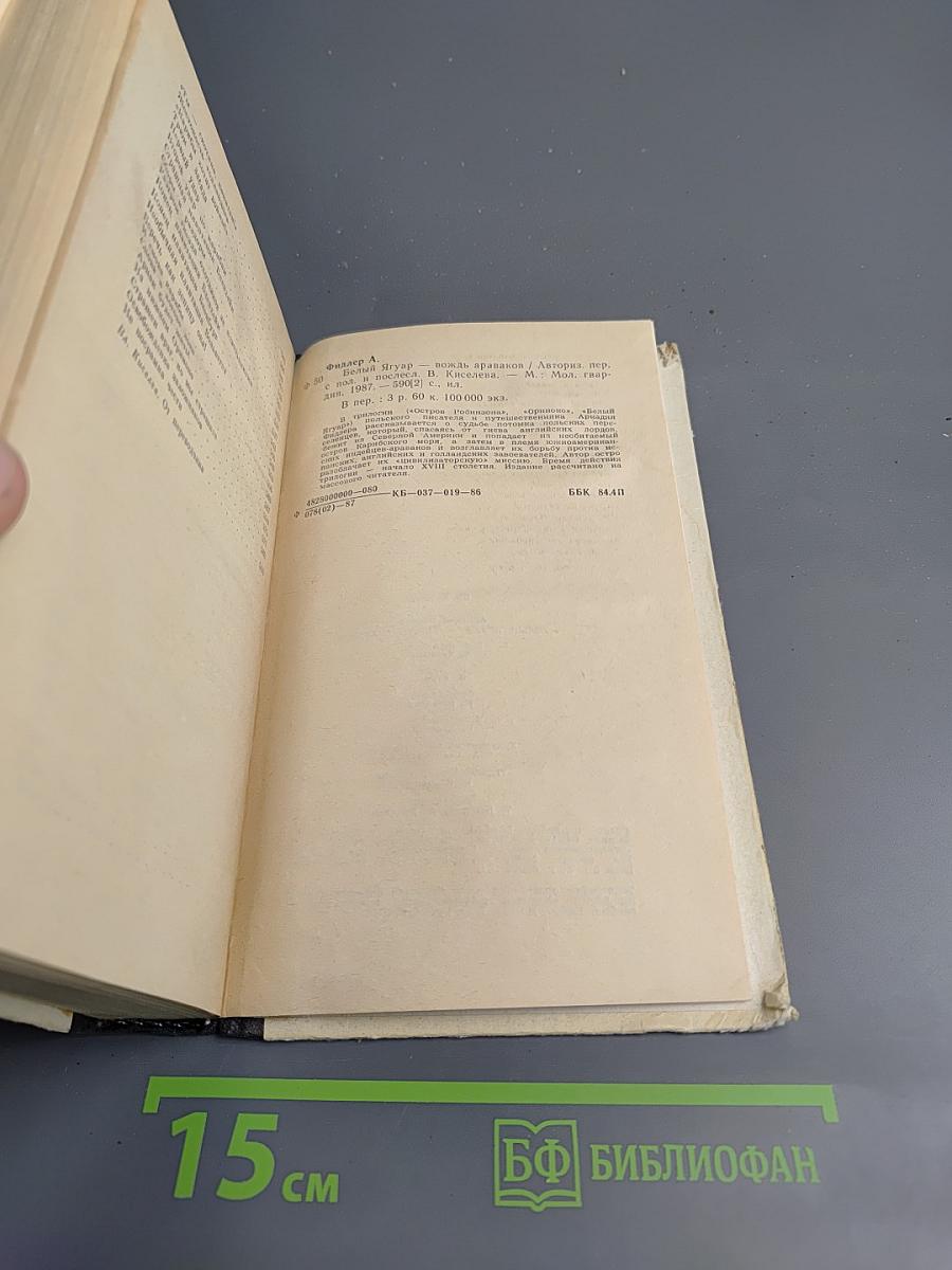 Белый ягуар. Вождь араваков