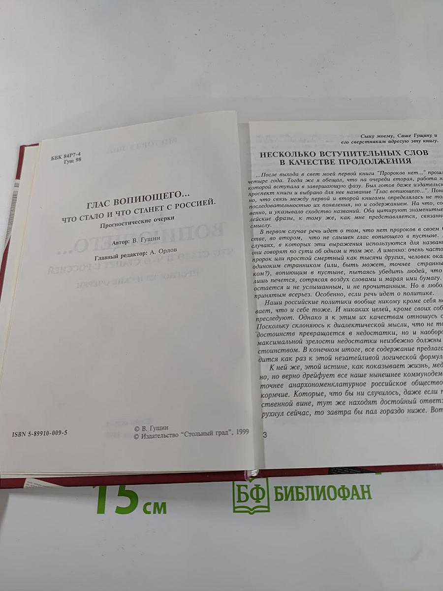 Глас вопиющего... Что стало и что станет с Россией. Прогностические очерки. Книга вторая